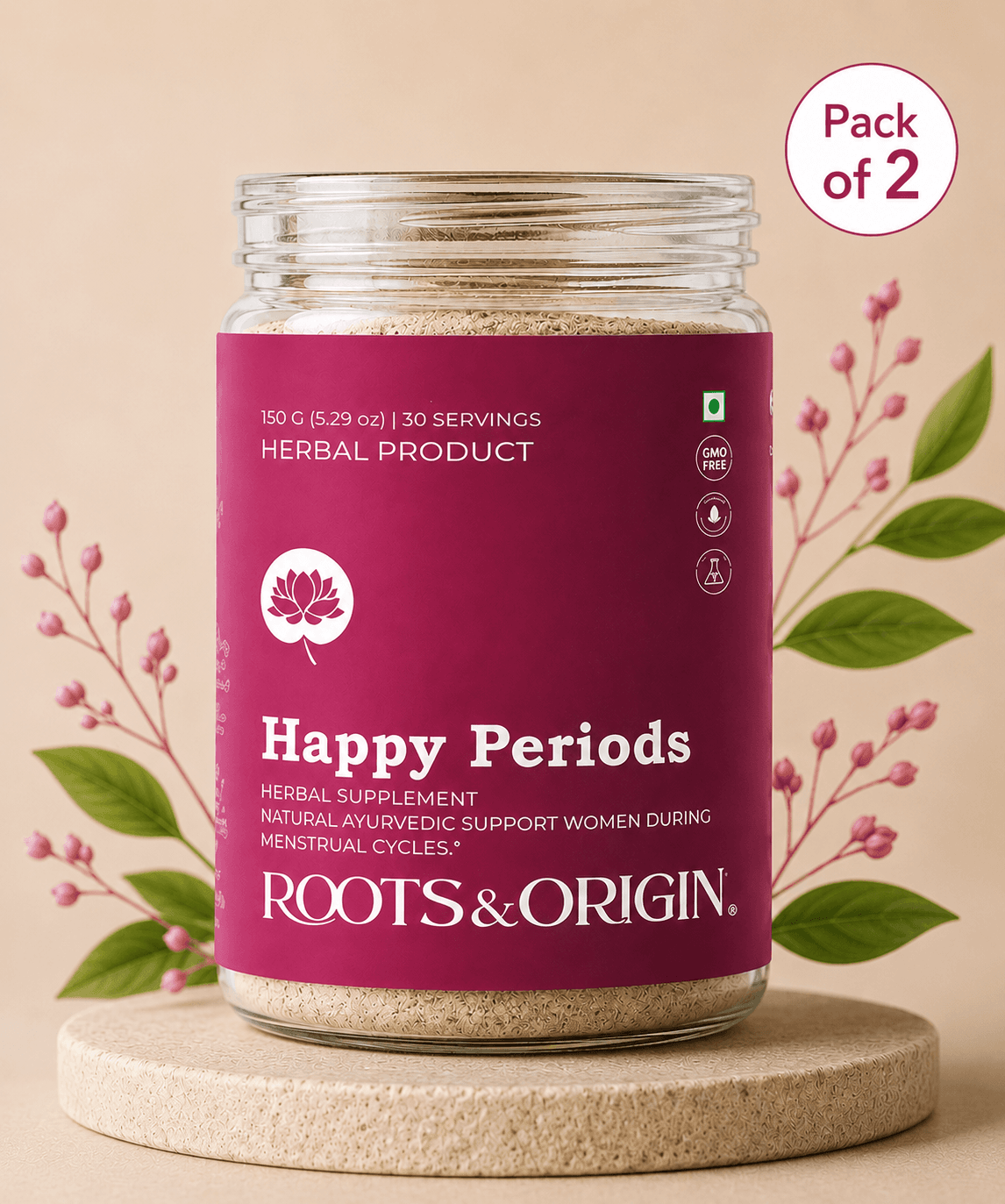 Happy Periods - Herbal Decoction for Menstrual Wellness Pack of 2