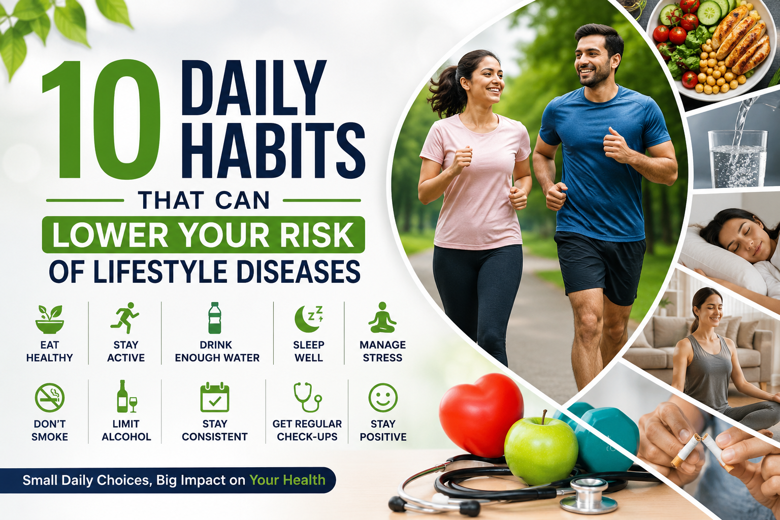 10 Daily Habits to Lower Lifestyle Disease Risk