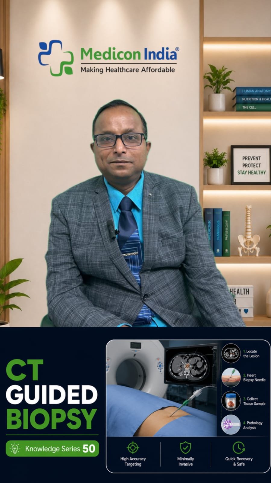 KNOWLEDGE SERIES #50- CT GUIDED BIOPSY cover image