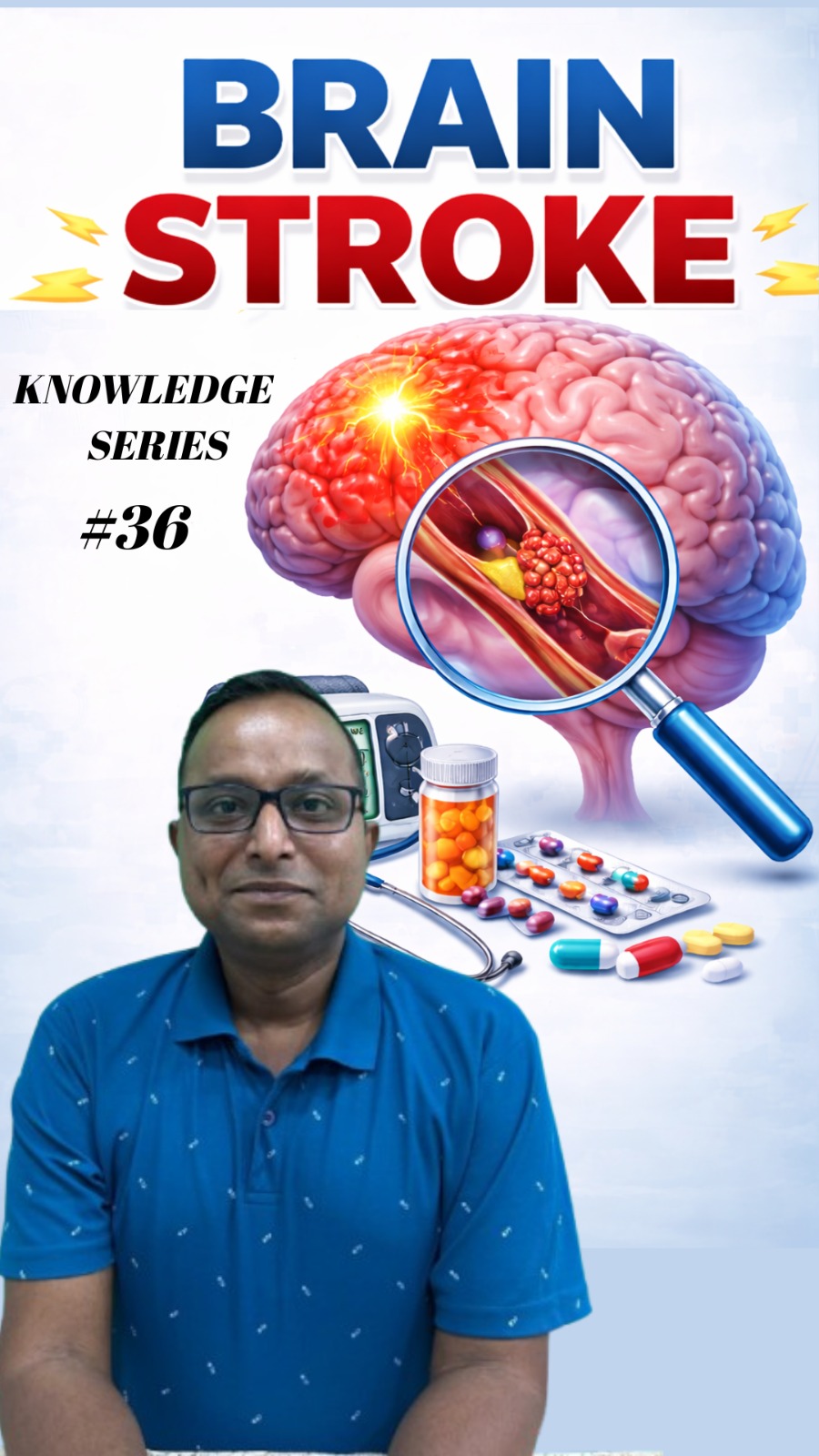 KNOWLEDGE SERIES #36-BRAIN STROKE cover image